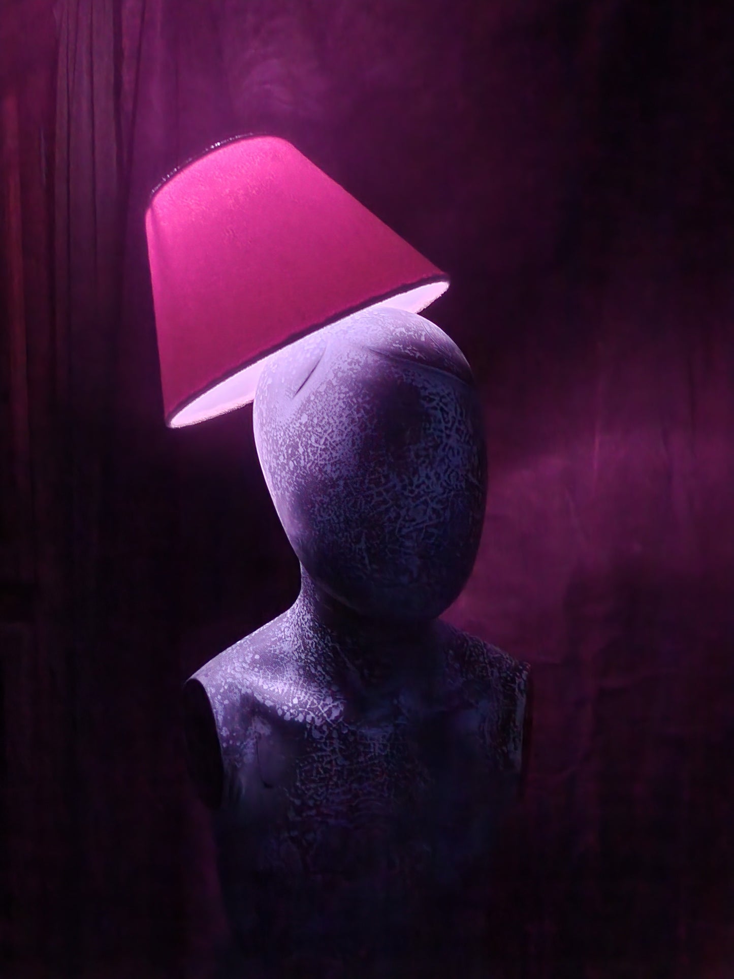 Child mannequin lamp